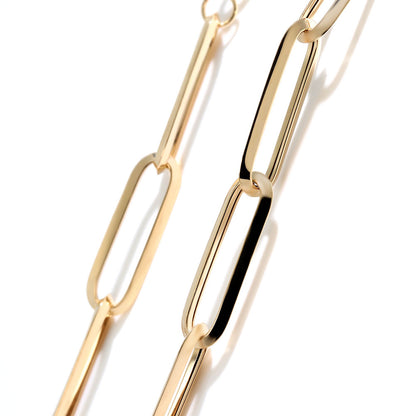 K18YG チェーンネックレス レディース 中空チェーン ラディアント かっこいい 18金 ゴールド 中空 ラディアントチェーン ペア お揃い 記念日 (品番 radiant-h-180-k18-l)