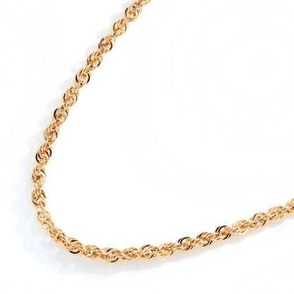 ブレスレット ロープチェーン 18金 イエローゴールド メンズ K18YG 中空 地金 ブレス 男性 大人 つけっぱなし おしゃれ メンズジュエリー (品番 rope-h-040-18-k18-m)