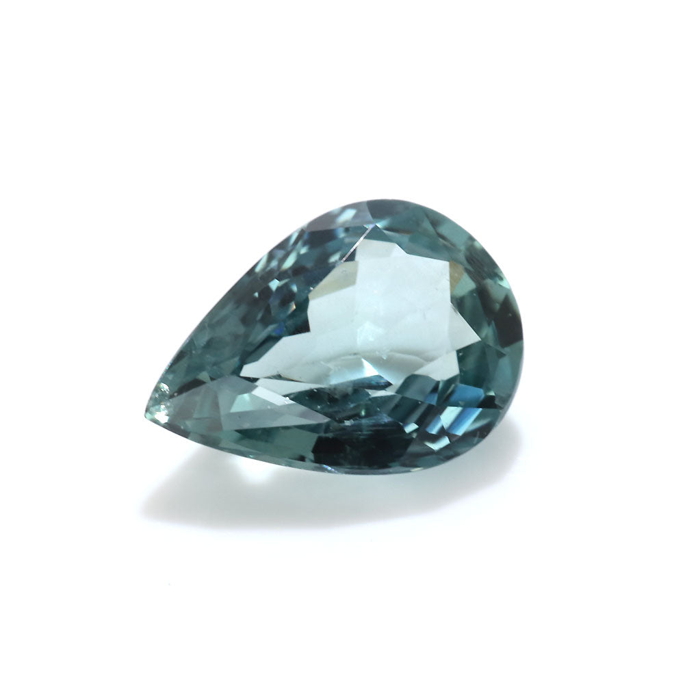 ティールサファイア ルース ペアシェイプ 7.0mm×4.9mm 0.77ct