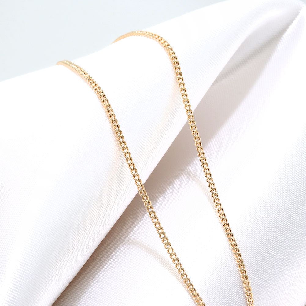中空チェーン 喜平 ネックレス 18金 ゴールド 軽い 中空 レディース K18YG 喜平チェーン ネックレス シンプル 細い チェーンネックレス おしゃれ (品番 s-k-040-k18-l)