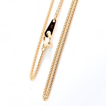 メンズネックレス 中空 喜平チェーン 18金 メンズ チェーンのみ シンプル 喜平 ネックレス K18YG 人気 おすすめ K18 ゴールド 細い おしゃれ (品番 s-k-040-k18-m)