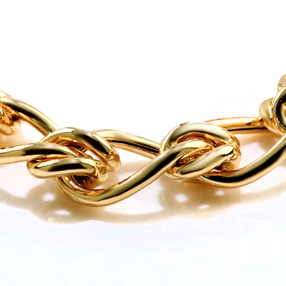 リング K18 チェーン ボリューミー 中空 チェーンリング 指輪 チャンキー K18YG 太め 中空 レディース メンズ ユニセックス 人気 定番 ペア お揃い (品番 s1108-h-r-k18)