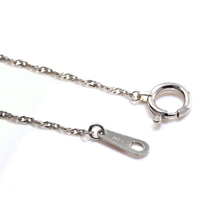 チェーン ブレスレット レディース 純プラチナ pt999 スクリューチェーン 16cm 18cm 高級感 重ね付け 女性 大人 華奢 綺麗 自分用 ご褒美 普段使い (品番 screw-015-b-pt999)