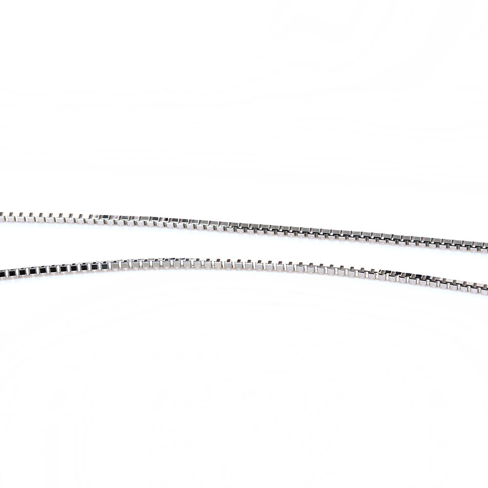 レディース ベネチアンチェーン ネックレス スライド式 長さ調整可能 チェーンのみ 45cm 上品 シンプル Pt850 K18 高級感 スライド式アジャスター (品番 venetian-08-chain-slide)