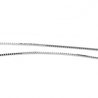 レディース ベネチアンチェーン ネックレス スライド式 長さ調整可能 チェーンのみ 45cm 上品 シンプル Pt850 K18 高級感 スライド式アジャスター (品番 venetian-08-chain-slide)