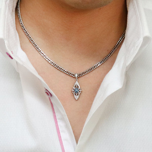 喜平用 大粒 天然石 紋章 ペンダントトップ メンズ 選べる誕生石 mens pendanttop diamond 10金 18金 プラチナ シルバー 喜平 ダイヤモンド ペンダント