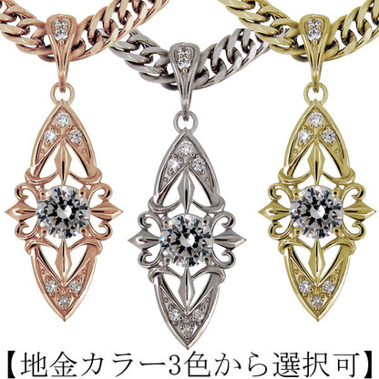 喜平チェーン 大粒 天然石 紋章 ペンダント メンズ 選べる誕生石 mens pendant necklace diamond 10金 18金 プラチナ シルバー 喜平 ダイヤモンド ネックレス