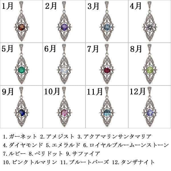 喜平用 大粒 天然石 紋章 ペンダントトップ メンズ 選べる誕生石 mens pendanttop diamond 10金 18金 プラチナ シルバー 喜平 ダイヤモンド ペンダント