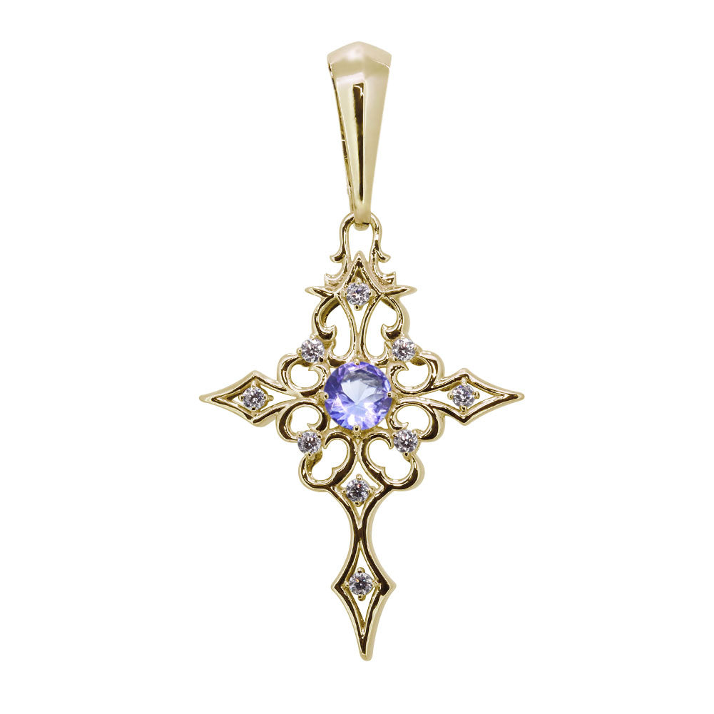 クロス 十字架 ペンダントトップ メンズ 喜平100g用 選べる誕生石 ペンダント 大粒 天然石 mens pendant top head croee birthstone K10 K18 PT900 SV925