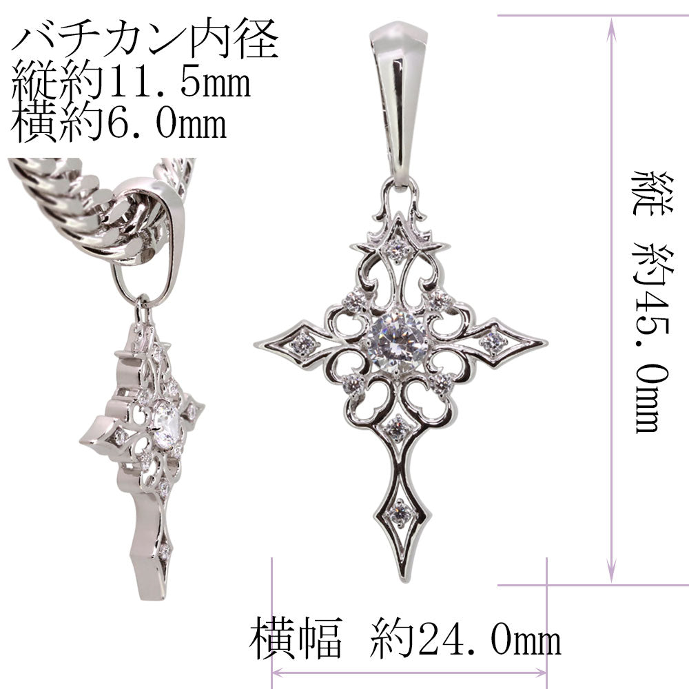 クロス 十字架 ペンダントトップ メンズ 喜平100g用 選べる誕生石 ペンダント 大粒 天然石 mens pendant top head croee birthstone K10 K18 PT900 SV925