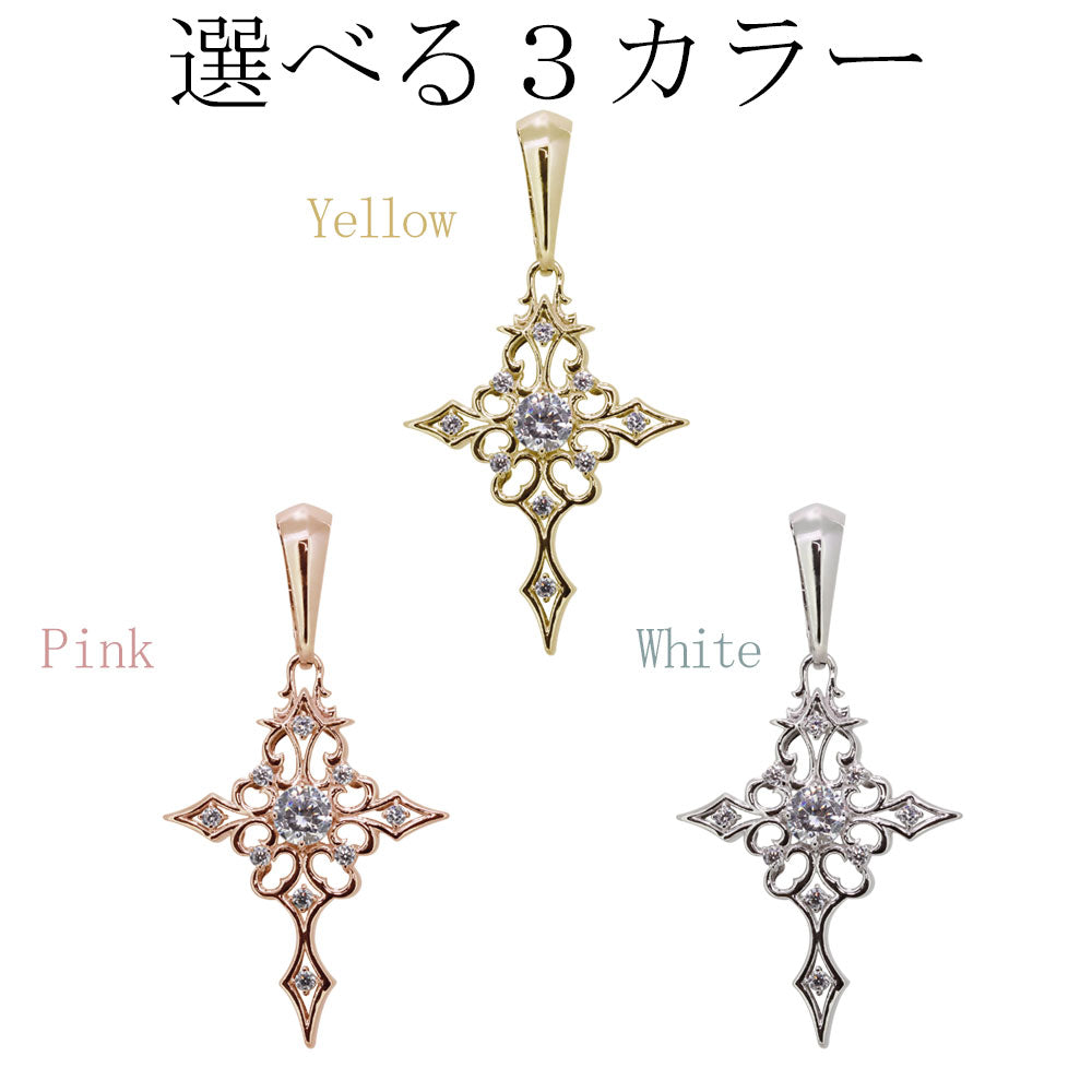 クロス 十字架 ペンダントトップ メンズ 喜平100g用 4月 ダイヤモンド 0.50ct 鑑定書付き 大粒 天然石 mens pendant top head croee birthstone K18 PT900